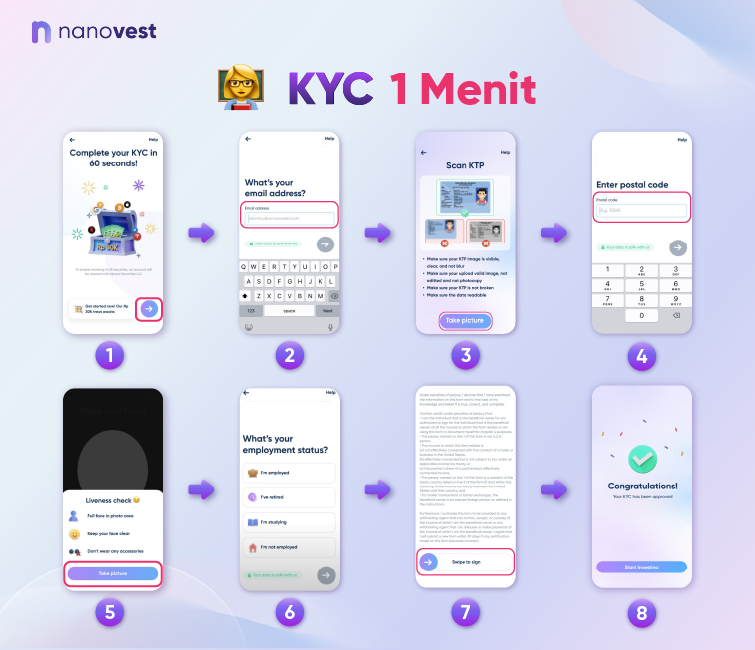 KYC 1 Menit Aja Yuk! ⏱️