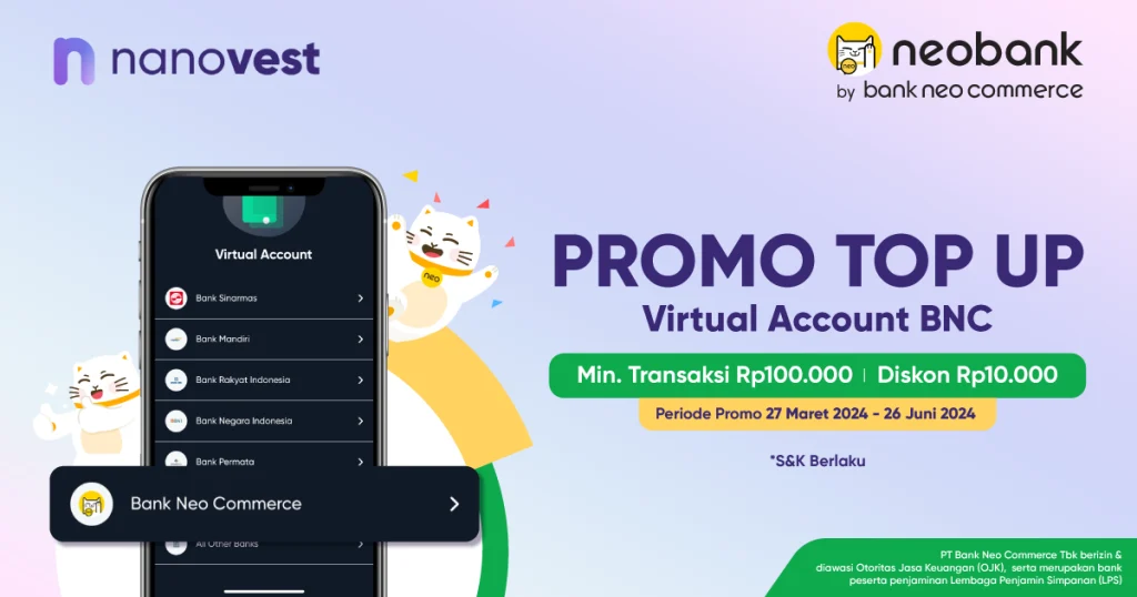 Promo Top Up Via Virtual Account Bank Neo Commerce (BNC) blog article banner promo top up bnc-01