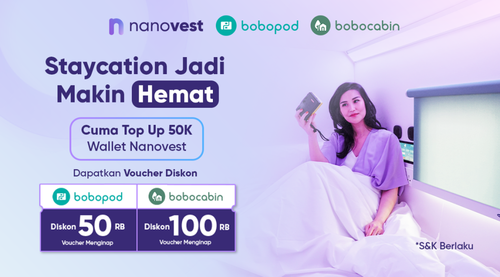 Staycation Hemat di Bobobox Spesial Dari Nanovest bobocabin voucher 2