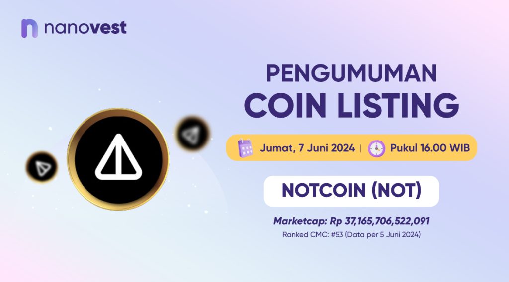 New Coins Listing – Notcoin (NOT)