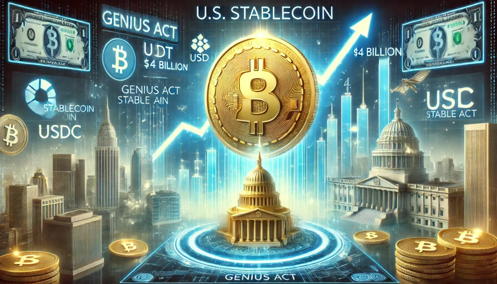 Legislasi Kripto AS Mendorong Lonjakan Pasokan Stablecoin Sebesar $4 Miliar.
