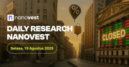 Wall Street Menanti Sinyal The Fed dan Laporan Ritel Besar Nanovest daily research 19 agustus 2025 cover blog