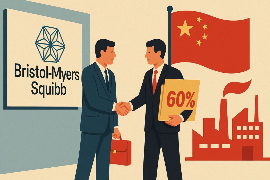 Bristol Myers Jual 60% Saham di Joint Venture China