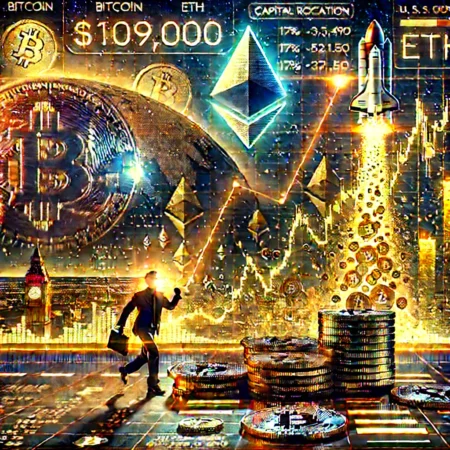 Bitcoin Bertahan di Level $109.000 Saat Para Investor Besar Beralih ke ETH Dan Obligasi Inggris Melonjak