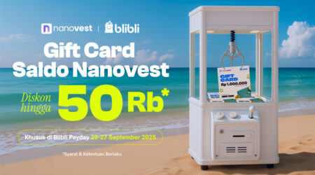 Beli Gift Card Saldo Nanovest Lebih Hemat di Blibli Payday Sale!