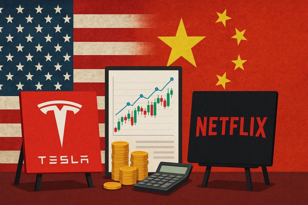 Tesla & Netflix Siap Umumkan Laporan Keuangan di Tengah Gejolak Perang Dagang AS–China yang Kian Tak Terkendali