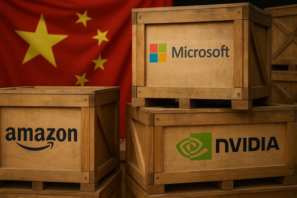 Amazon & Microsoft Dukung Pembatasan Ekspor Chip Nvidia ke China, GAIN AI Act Picu Ketegangan Baru