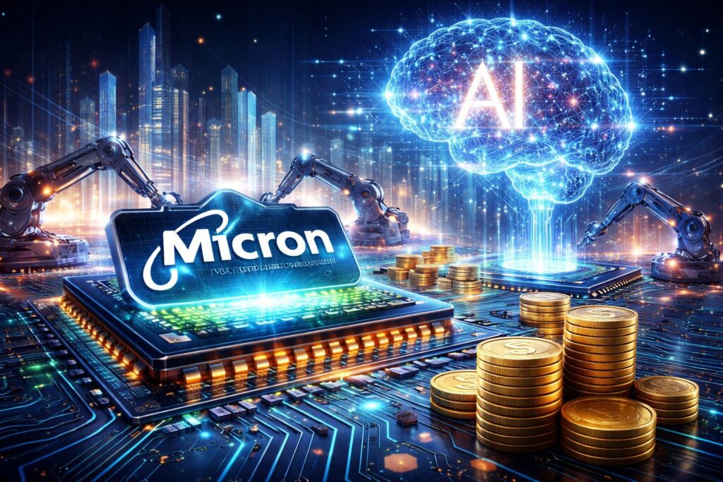 Laba Micron Meledak, AI Jadi Mesin Baru Industri Chip Global
