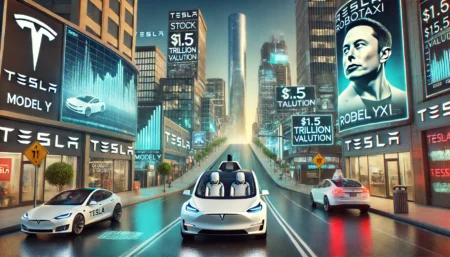 Saham Tesla Melonjak Setelah Musk Konfirmasi Uji Coba Robotaxi Tanpa Pengemudi.