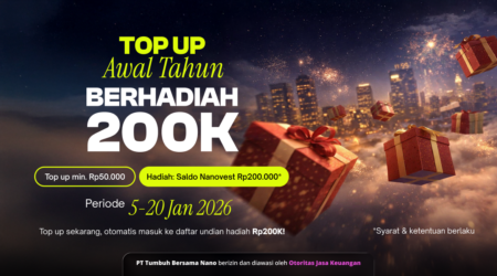 Pemenang Hadiah Top Up Awal Tahun, Berhadiah Rp200,000