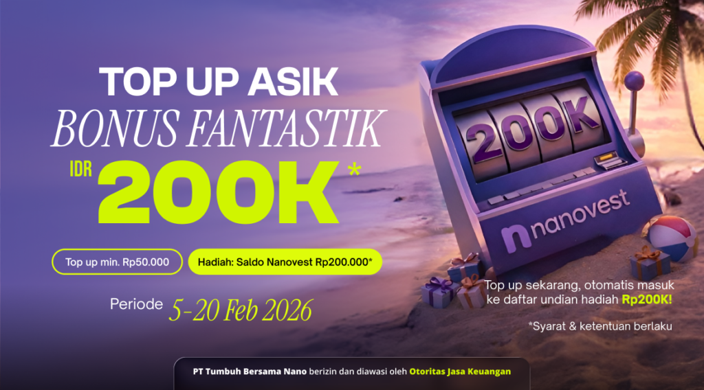 TOP UP ASIK, BONUS FANTASTIK Rp200,000