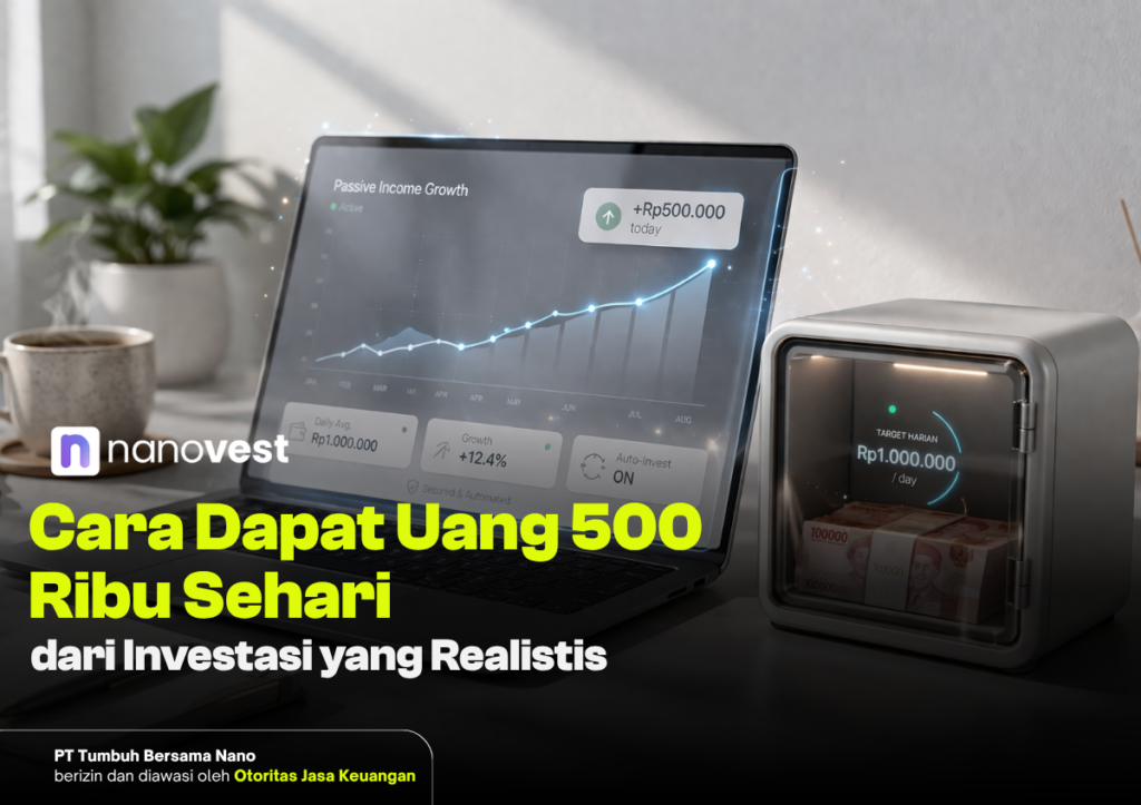 Cara Dapat Uang 500 Ribu Sehari dari Internet di 2026 Cara Dapat Uang 500 Ribu Sehari dari Investasi yang Realistis