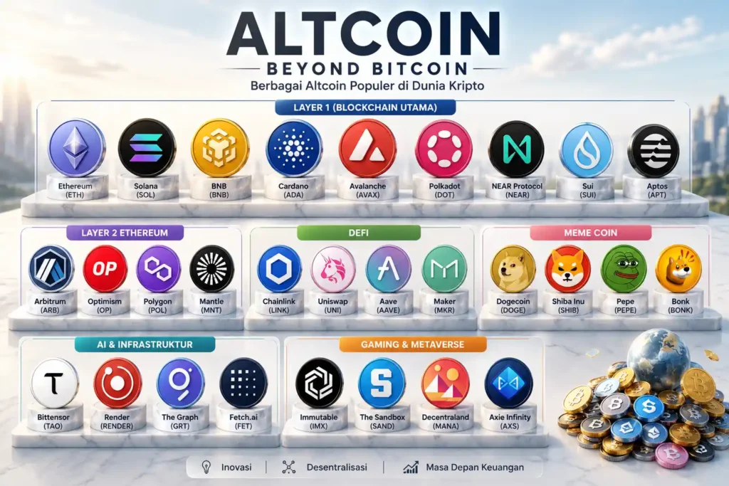 Contoh Altcoin Apa Saja?