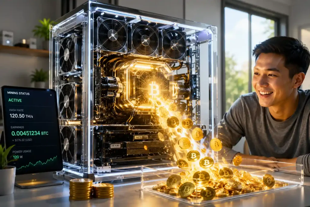 mining bitcoin gratis