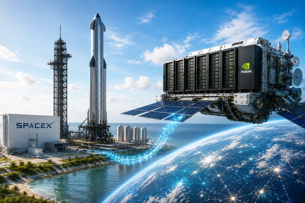 SpaceX Siapkan Starbase untuk Pusat Data AI di Orbit
