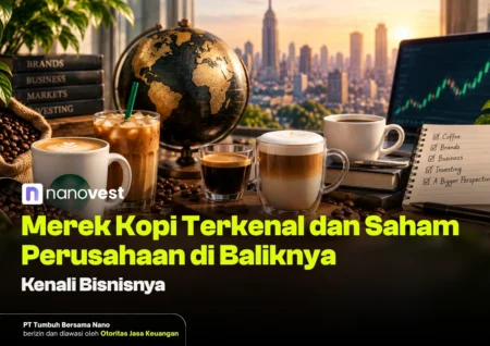 10 Merek Kopi Terkenal dan Saham Perusahaan di Baliknya - Blog Nanovest Ilustrasi merek kopi terkenal dan saham di baliknya