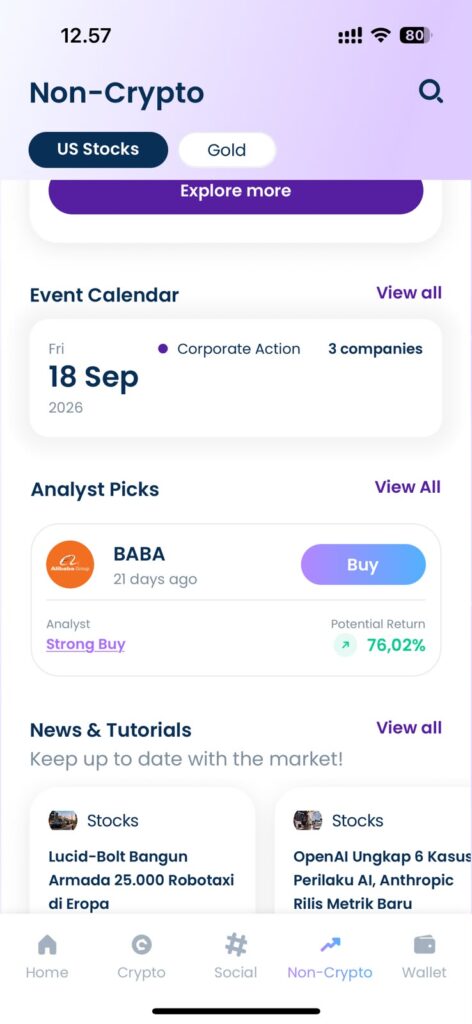 Pengenalan fitur Analyst Picks di aplikasi Nanovest.