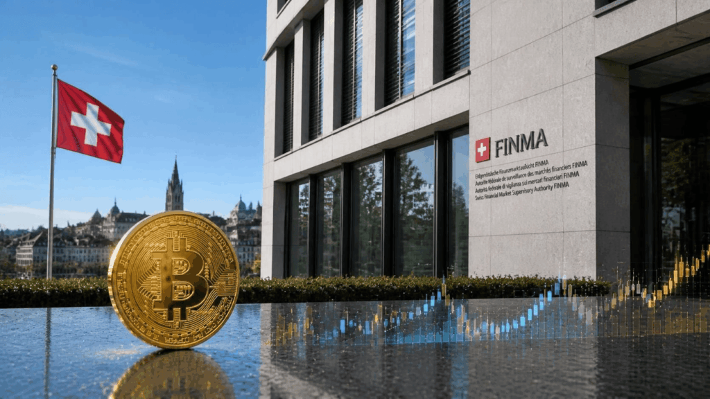 FINMA Bitcoin ETF Sah_ Giliran Ritel Eropa Masuk ke Pasar Spot - Blog Nanovest Regulasi FINMA Bitcoin ETF untuk pasar ritel Eropa di Swiss
