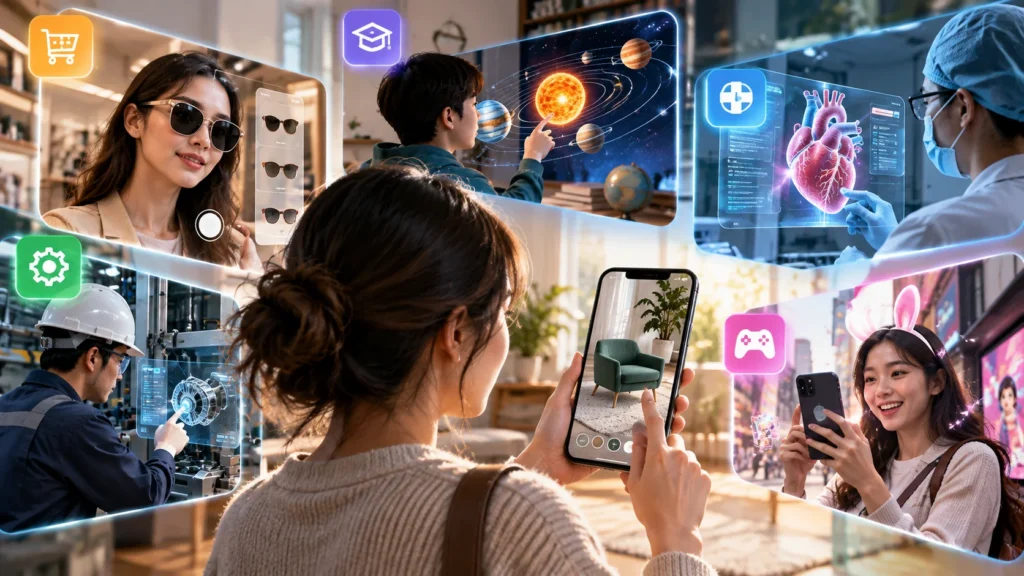 Ilustrasi Manfaat Augmented Reality di Berbagai Industri