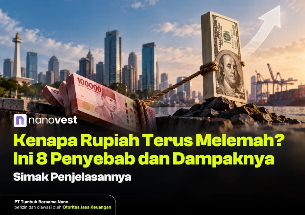 Kenapa Rupiah Terus Melemah? Ini 8 Penyebab dan Dampaknya - Blog Nanovest Thumbnail Kenapa Rupiah Terus Melemah? Ini 8 Penyebab dan Dampaknya