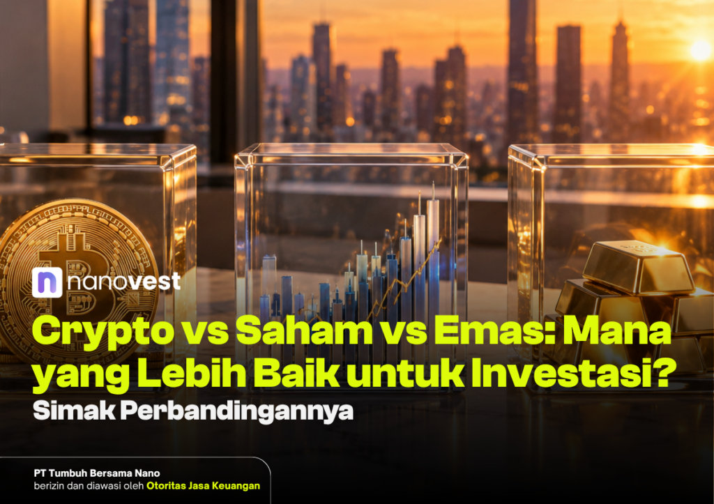 Crypto vs Saham vs Emas: Mana yang Lebih Baik untuk Investasi? - Blog Nanovest
