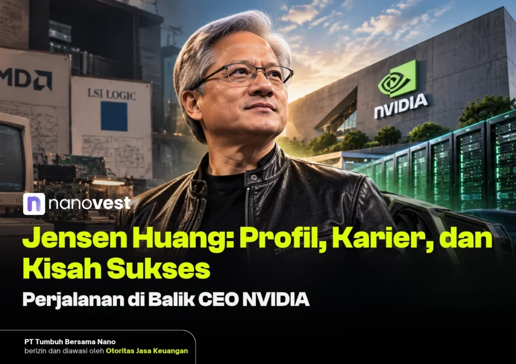 Jensen Huang: Profil, Kekayaan, Karier, dan Kisah Sukses CEO NVIDIA - Blog Nanovest Thumbnail Jensen Huang: Profil, Kekayaan, Karier, dan Kisah Sukses CEO NVIDIA