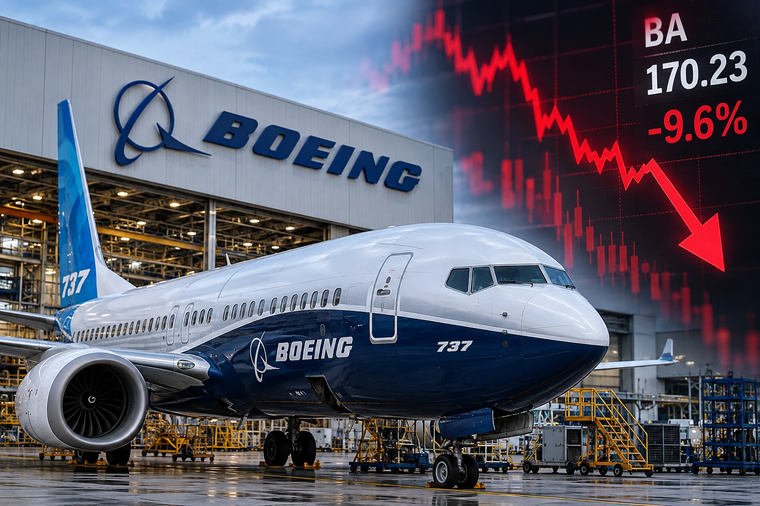 Saham Boeing Anjlok: Produksi 737 Tertunda hingga 2027, Prospek Arus Kas Melemah