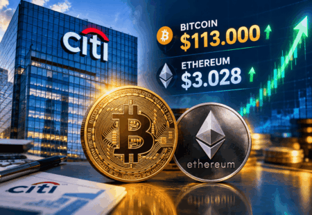 Proyeksi target harga Bitcoin dan Ethereum oleh Citigroup.