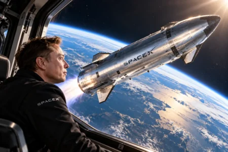 SpaceX Disebut Kuasai 80% Muatan Orbit Global Contemplating Starship Above Earth