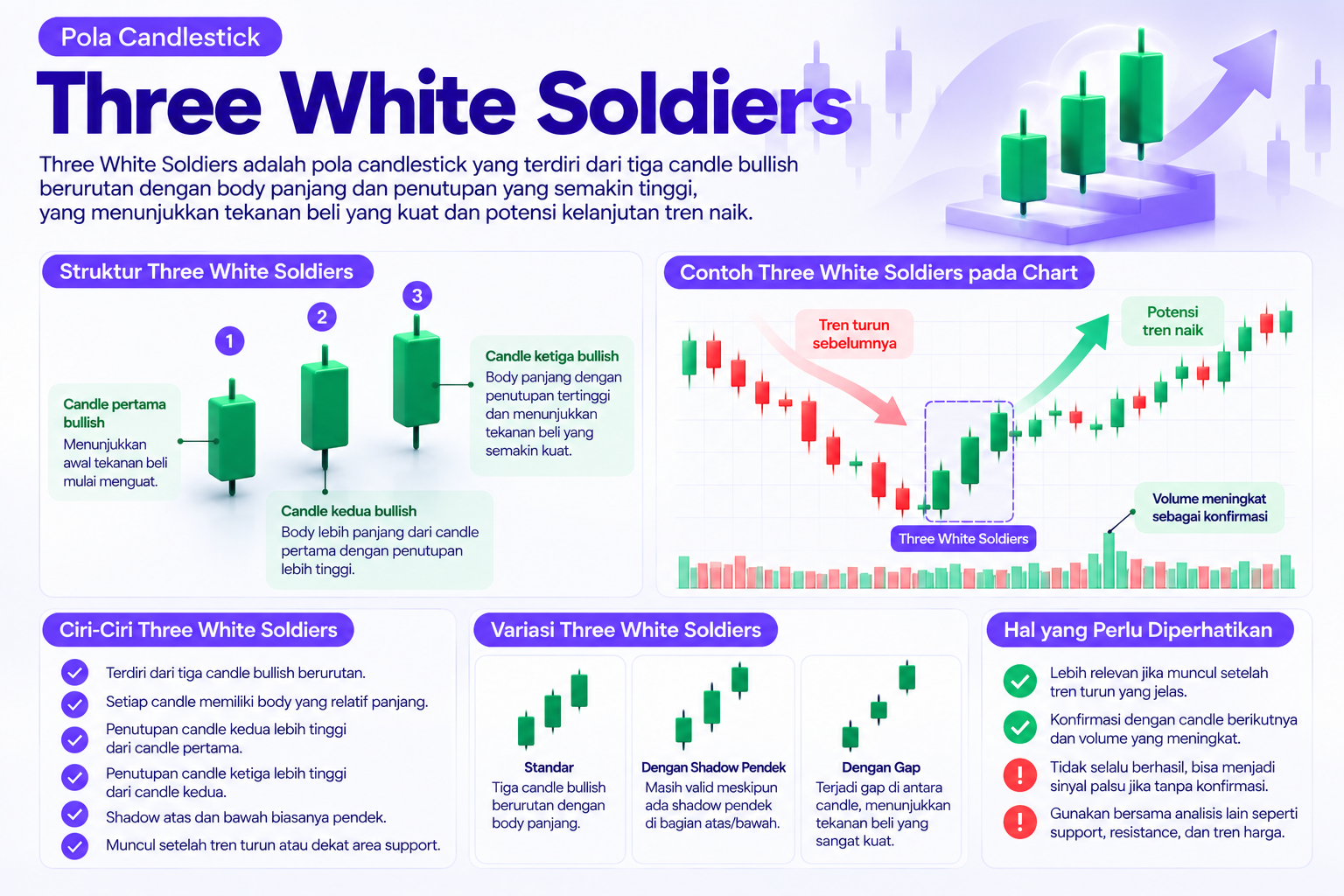 Infografik Three White Soldiers - Blog Nanovest