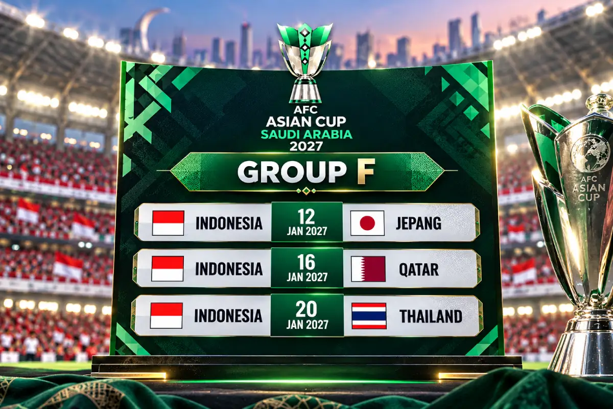Jadwal Timnas di AFC Asian Cup 2027