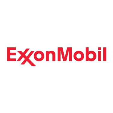 Merger Exxon Mobil - Blog Nanovest ExxonMobil logo in red on a white background.