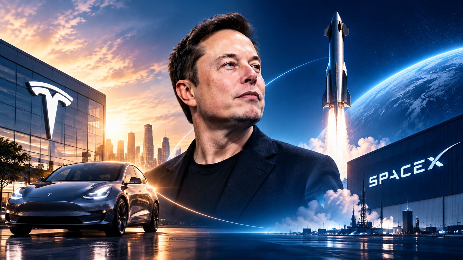 Ilustrasi Merger SpaceX-Tesla Senilai $35 Triliun Tetap Butuh Restu Elon Musk
