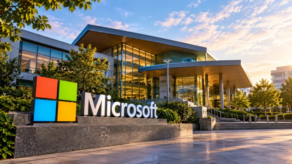 Microsoft merupakan perusahaan teknologi yang sahamnya diperdagangkan di bursa Nasdaq dengan kode MSFT.