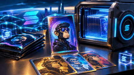 Mudwater trading cards Yuga Labs Rilis di Solana Mudwater trading cards Yuga Labs di Solana untuk holder BAYC dan MAYC