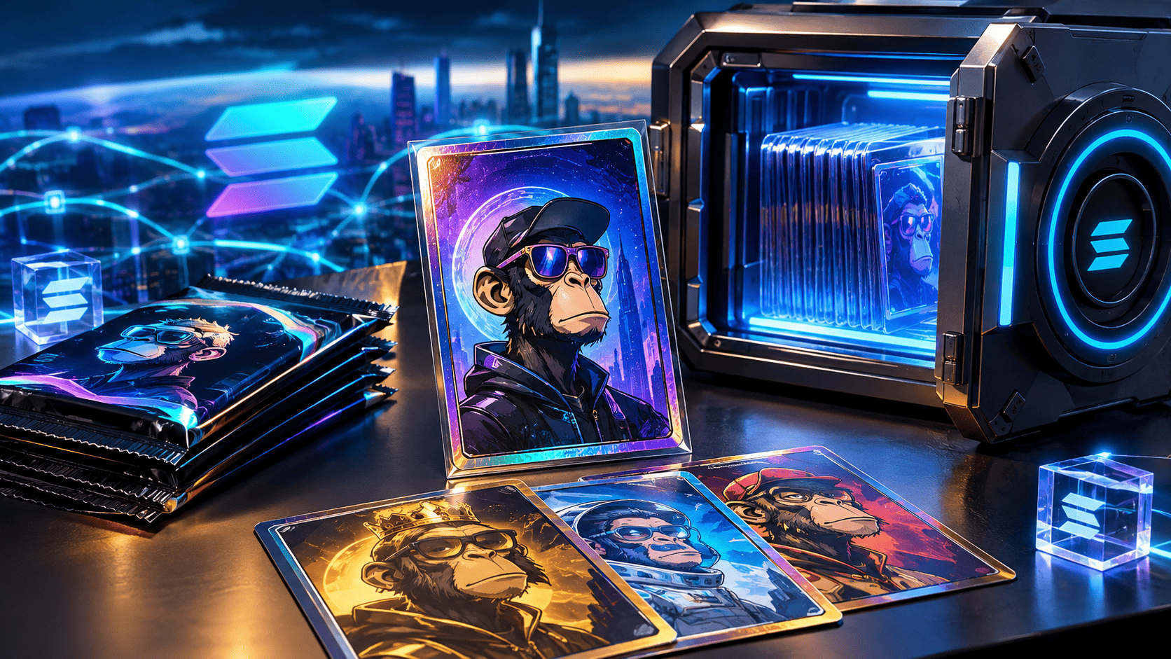 Mudwater trading cards Yuga Labs di Solana untuk holder BAYC dan MAYC