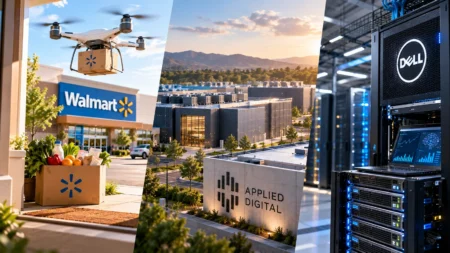 Retail AI Infrastructure and Dell Servers - Blog Nanovest Rekomendasi Saham Hari Ini: WMT, APLD, DELL (8 Oktober 2026)