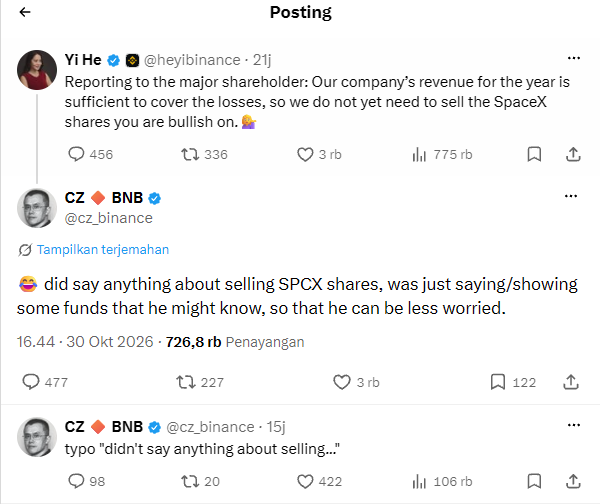 Pernyataan Yi He soal kemampuan Binance menanggung dampak finansial insiden keamanan - Blog Nanovest Pernyataan Yi He soal kemampuan Binance menanggung dampak finansial insiden keamanan