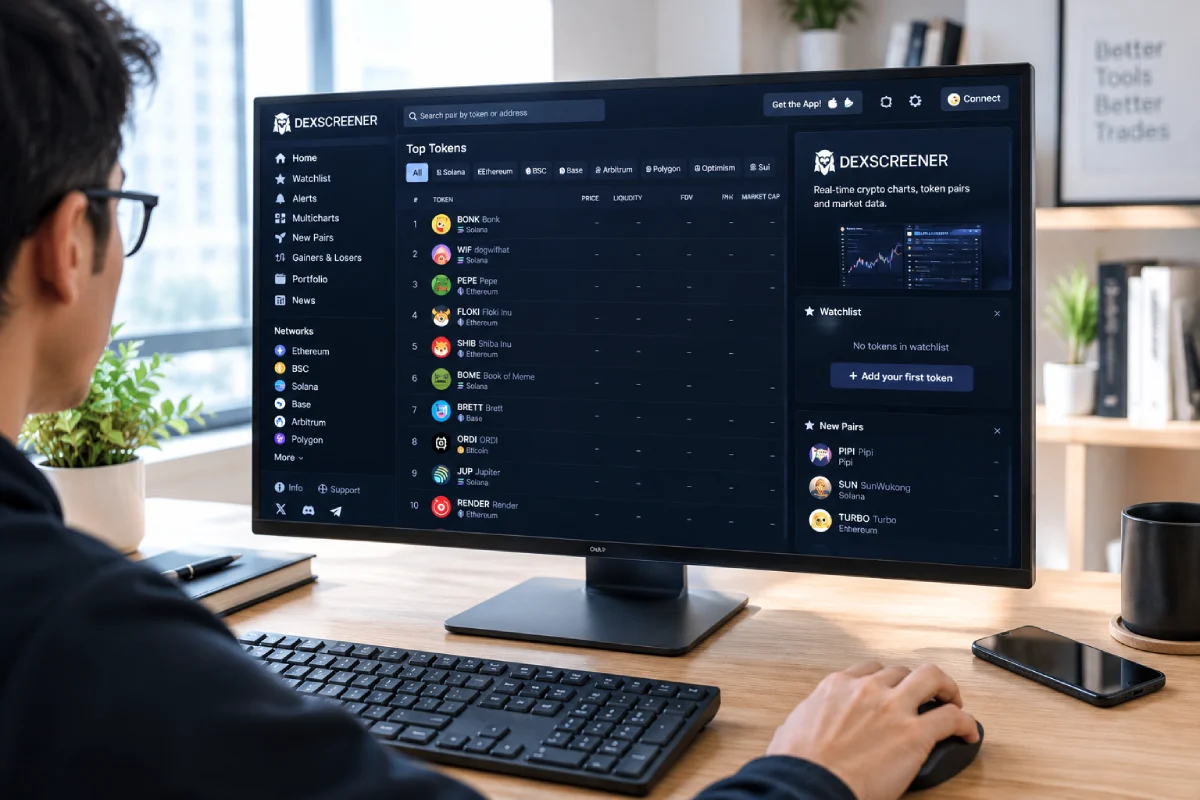cara menggunakan DexScreener - Blog Nanovest Bagaimana Cara Menggunakan DEX Screener?