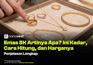 emas 8k artinya